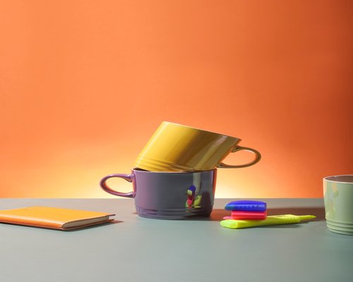 Notebook with a pen resting on it