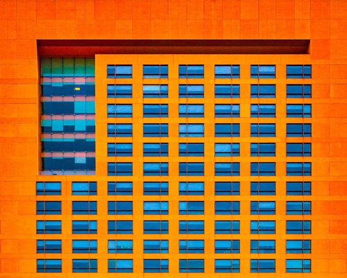 Exterior view of an office building in Miraflores Lima